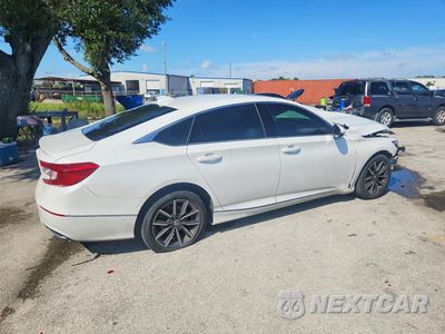 Trzecie zdjęcie samochodu z tyłu: 2022 HONDA ACCORD EXL VIN:1HGCV1F59NA009225 - miniatura