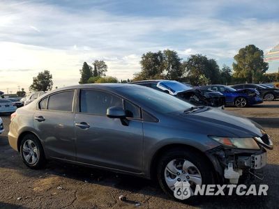 Czwarte zdjęcie samochodu z boku: 2013 HONDA CIVIC LX VIN:19XFB2F50DE215331 - miniatura