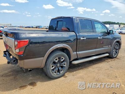 Trzecie zdjęcie samochodu z tyłu: 2020 NISSAN TITAN PLATINUM RESERVE VIN:1N6AA1EF1LN507689 - miniatura