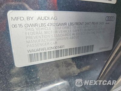 Zdjęcie 12 z 12 samochodu: 2016 AUDI A4 PREMIUM S-LINE VIN:WAUAFAFL4GN001401 - miniatura