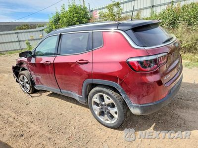 Drugie zdjęcie samochodu z przodu: 2022 JEEP COMPASS LIMITED VIN:3C4NJDCB2NT113319 - miniatura