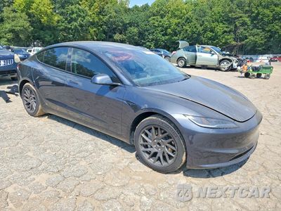 Czwarte zdjęcie samochodu z boku: 2025 TESLA MODEL 3 VIN:5YJ3E1EA5SF031593 - miniatura