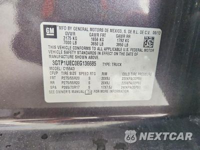 Zdjęcie 12 z 12 samochodu: 2014 GMC SIERRA C1500 SLE VIN:3GTP1UEC0EG136685 - miniatura