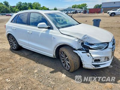 Czwarte zdjęcie samochodu z boku: 2018 AUDI Q3 PREMIUM VIN:WA1ECCFS0JR020585 - miniatura