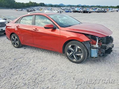 Czwarte zdjęcie samochodu z boku: 2022 HYUNDAI ELANTRA LIMITED VIN:KMHLP4AGXNU343034 - miniatura