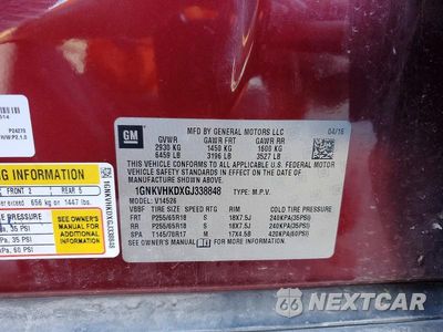 Zdjęcie 13 z 13 samochodu: 2016 CHEVROLET TRAVERSE LT VIN:1GNKVHKDXGJ338848 - miniatura