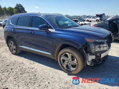 Czwarte zdjęcie samochodu z boku: 2021 HYUNDAI SANTA FE SEL VIN:5NMS2DAJ2MH360295 - miniatura