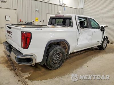 Trzecie zdjęcie samochodu z tyłu: 2020 GMC SIERRA K1500 SLE VIN:3GTU9BEDXLG436210 - miniatura