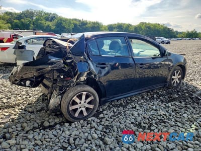 Trzecie zdjęcie samochodu z tyłu: 2012 NISSAN SENTRA 2.0 VIN:3N1AB6AP3CL784570 - miniatura