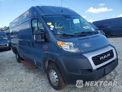 Czwarte zdjęcie samochodu z boku: 2021 RAM PROMASTER 3500 DELIVERY VAN VIN:3C6MRVJG9ME544999 - miniatura