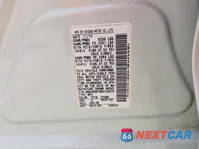 Zdjęcie 14 z 14 samochodu: 2011 NISSAN ROGUE S VIN:JN8AS5MT9BW162679 - miniatura