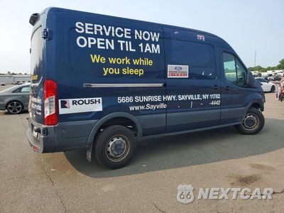 Trzecie zdjęcie samochodu z tyłu: 2018 FORD TRANSIT T-250 VIN:1FTYR2CM2JKB12808 - miniatura