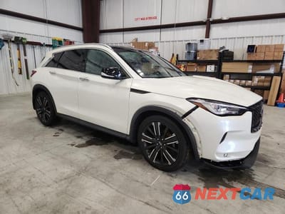 Czwarte zdjęcie samochodu z boku: 2021 INFINITI QX50 LUXE VIN:3PCAJ5BA6MF106433 - miniatura