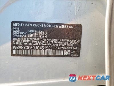 Zdjęcie 12 z 12 samochodu: 2018 BMW 340 XIGT VIN:WBA8Y3C59JG451535 - miniatura