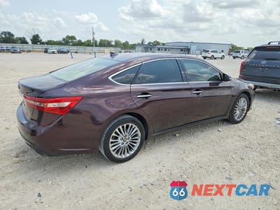 Trzecie zdjęcie samochodu z tyłu: 2018 TOYOTA AVALON LIMITED VIN:4T1BK1EBXJU274377 - miniatura