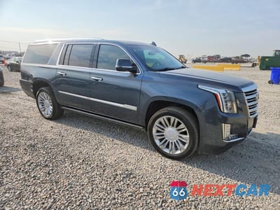 Czwarte zdjęcie samochodu z boku: 2019 CADILLAC ESCALADE ESV PLATINUM VIN:1GYS4KKJ9KR145948 - miniatura