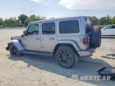 Drugie zdjęcie samochodu z przodu: 2021 JEEP WRANGLER UNLIMITED SAHARA 4XE VIN:1C4JJXP67MW676579 - miniatura