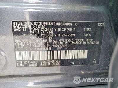 Zdjęcie 13 z 13 samochodu: 2022 TOYOTA RAV4 XLE PREMIUM VIN:2T3C1RFV6NC186858 - miniatura
