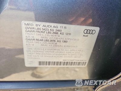 Zdjęcie 13 z 13 samochodu: 2016 AUDI Q5 PREMIUM VIN:WA1C2AFP7GA088030 - miniatura