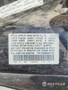 Zdjęcie 12 z 12 samochodu: 2011 HONDA CR-Z EX VIN:JHMZF1D61BS002758 - miniatura