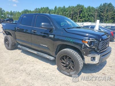 Czwarte zdjęcie samochodu z boku: 2019 TOYOTA TUNDRA SR5 VIN:5TFDY5F14KX809728 - miniatura