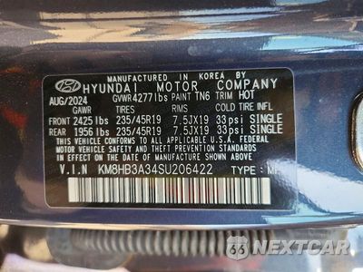 Zdjęcie 12 z 12 samochodu: 2025 HYUNDAI KONA N LINE S VIN:KM8HB3A34SU206422 - miniatura