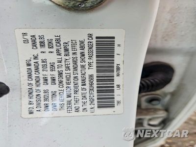 Zdjęcie 13 z 13 samochodu: 2018 HONDA CIVIC EX VIN:2HGFC1F3XJH645696 - miniatura