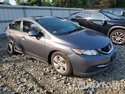 Czwarte zdjęcie samochodu z boku: 2013 HONDA CIVIC EX VIN:19XFB2F8XDE261954 - miniatura