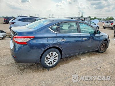 Trzecie zdjęcie samochodu z tyłu: 2013 NISSAN SENTRA S VIN:3N1AB7AP7DL669865 - miniatura