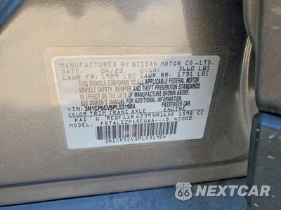 Zdjęcie 12 z 12 samochodu: 2023 NISSAN KICKS SV VIN:3N1CP5CV5PL531904 - miniatura