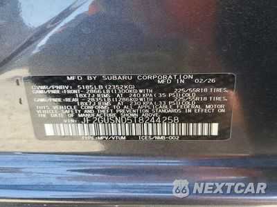 Zdjęcie 14 z 14 samochodu: 2026 SUBARU CROSSTREK LIMITED VIN:JF2GUSND5T8244258 - miniatura