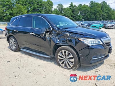 Czwarte zdjęcie samochodu z boku: 2014 ACURA MDX TECHNOLOGY VIN:5FRYD4H45EB002064 - miniatura