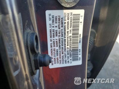 Zdjęcie 13 z 13 samochodu: 2016 HONDA CIVIC LX VIN:19XFC2F5XGE016479 - miniatura