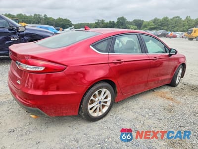 Trzecie zdjęcie samochodu z tyłu: 2020 FORD FUSION SE VIN:3FA6P0HD5LR184200 - miniatura