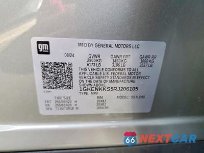 Zdjęcie 13 z 13 samochodu: 2024 GMC ACADIA VIN:1GKENKKS5RJ206105 - miniatura