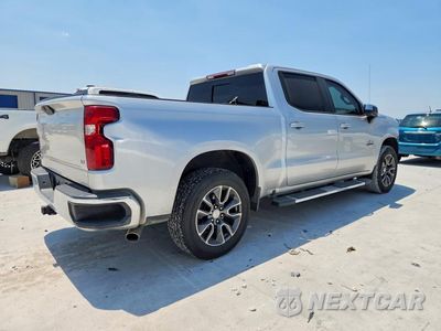Trzecie zdjęcie samochodu z tyłu: 2019 CHEVROLET SILVERADO C1500 LT VIN:3GCPWCEDXKG177857 - miniatura