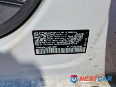 Zdjęcie 13 z 13 samochodu: 2022 VOLKSWAGEN PASSAT R-LINE VIN:1VWMA7A32NC000861 - miniatura