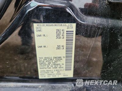 Zdjęcie 12 z 12 samochodu: 2020 NISSAN ALTIMA S VIN:1N4BL4BVXLC190317 - miniatura