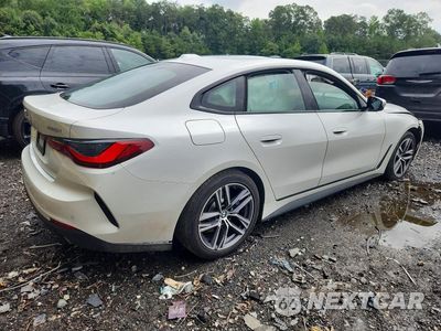 Trzecie zdjęcie samochodu z tyłu: 2022 BMW 430I GRAN COUPE VIN:WBA63AV06NFM26101 - miniatura