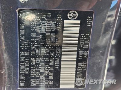 Zdjęcie 12 z 12 samochodu: 2025 TOYOTA CAMRY SE VIN:4T1DAACK9SU097174 - miniatura