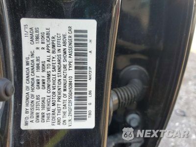 Zdjęcie 12 z 12 samochodu: 2016 HONDA CIVIC LX VIN:2HGFC2F55GH508410 - miniatura