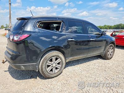 Trzecie zdjęcie samochodu z tyłu: 2017 CHEVROLET TRAVERSE LT VIN:1GNKRGKD5HJ273438 - miniatura