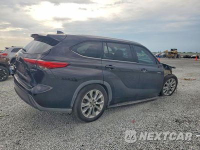 Trzecie zdjęcie samochodu z tyłu: 2020 TOYOTA HIGHLANDER HYBRID LIMITED VIN:5TDYARAH1LS001054 - miniatura