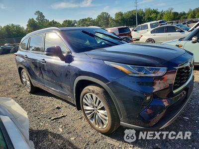Czwarte zdjęcie samochodu z boku: 2025 TOYOTA HIGHLANDER HYBRID PLATINUM VIN:5TDEBRCH3SS676805 - miniatura