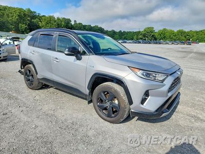 Czwarte zdjęcie samochodu z boku: 2021 TOYOTA RAV4 XSE VIN:JTME6RFV4MD516727 - miniatura