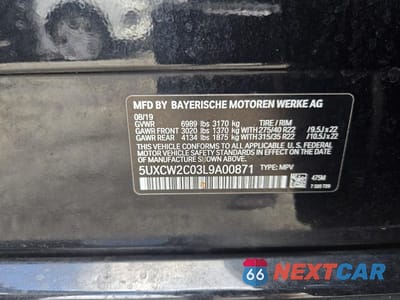 Zdjęcie 10 z 10 samochodu: 2020 BMW X7 XDRIVE40I VIN:5UXCW2C03L9A00871 - miniatura