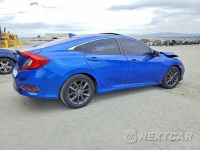 Trzecie zdjęcie samochodu z tyłu: 2021 HONDA CIVIC EX VIN:19XFC1F30ME207087 - miniatura