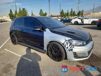 Czwarte zdjęcie samochodu z boku: 2016 VOLKSWAGEN GTI S/SE VIN:3VWYT7AU7GM025597 - miniatura