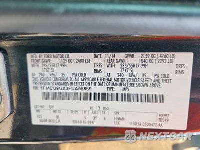 Zdjęcie 13 z 13 samochodu: 2015 FORD ESCAPE SE VIN:1FMCU9GX3FUA55869 - miniatura