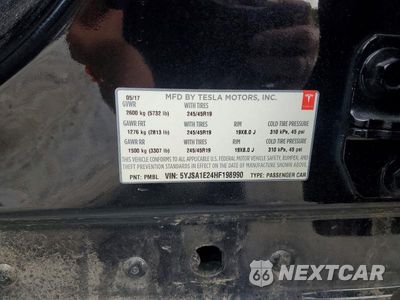 Zdjęcie 12 z 12 samochodu: 2017 TESLA MODEL S VIN:5YJSA1E24HF198990 - miniatura